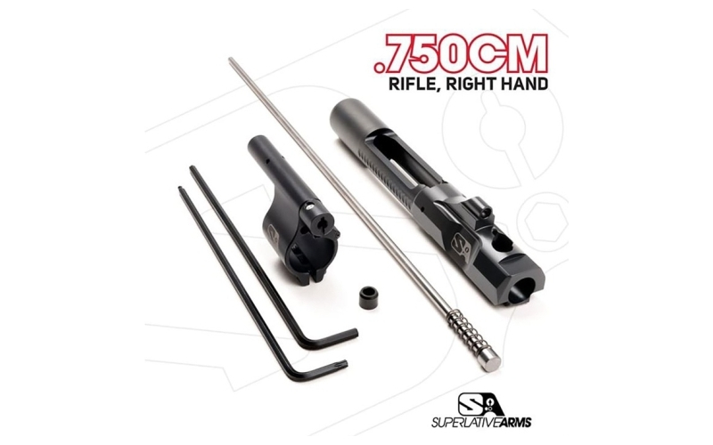 Superlative Arms Llc Ar-15 adj piston system w/clampon .750'' gas block rifle rh