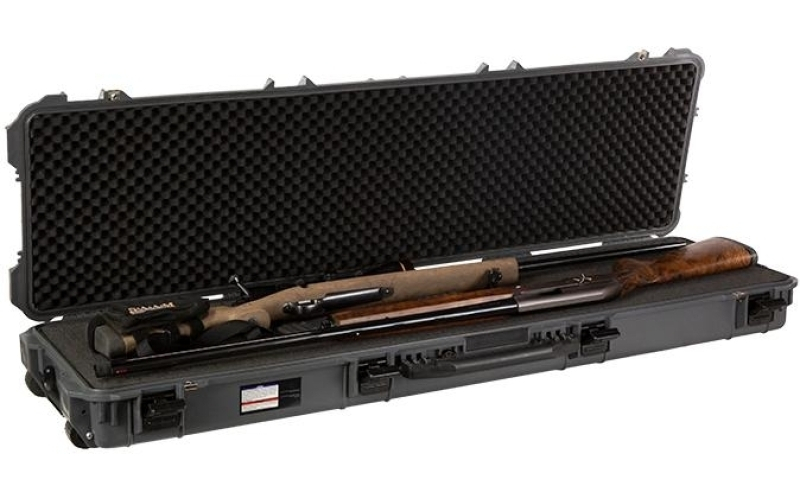 Surelock safe renegade double gray waterproof rifle case - 53"