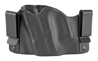 Stealth Operator Holster Compact IWB Model, Open Bottom Muzzle, Fits Glock 17/19/20/26/30/34/40/41/43, H&K P30/VP9, Ruger SR Series, 1911 Commander, Sig Sauer P224/P226/P229, S&W M&P 22/9/40/45/Pro Series/Shield, CZ 75 SP-01, and Many More, Left Hand, Black Nylon H60215