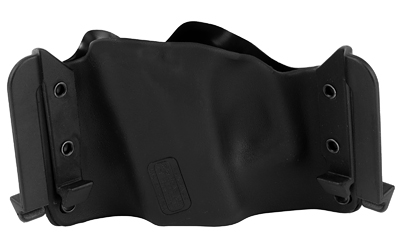 Stealth Operator Holster Compact Model, Open Bottom Muzzle, Outside the Waistband, Fits Glock 17/19/20/26/30/34/40/41/43, H&K P30/VP9, Ruger SR Series, 1911 Commander, Sig Sauer P224/P226/P229, S&W M&P 22/9/40/45/Pro Series/Shield, CZ 75 SP-01, and Many More, Right Hand, Black H60221
