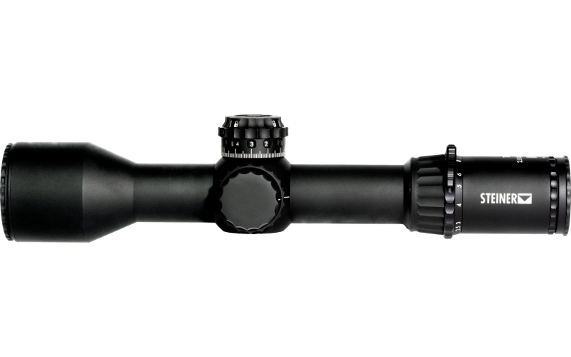 Steiner T6Xi, Rifle Scope, 2.5-15X, 50mm Objective, 34mm Tube Diameter, SCR Reticle, .1 Mil, First Focal Plane, Matte Finish, Black 5116