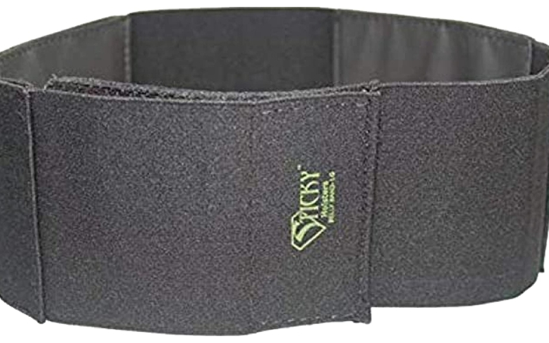 Sticky Holsters Belly Band, Black, For Sticky Holster, Medium, Fits 28"-42" BBMD