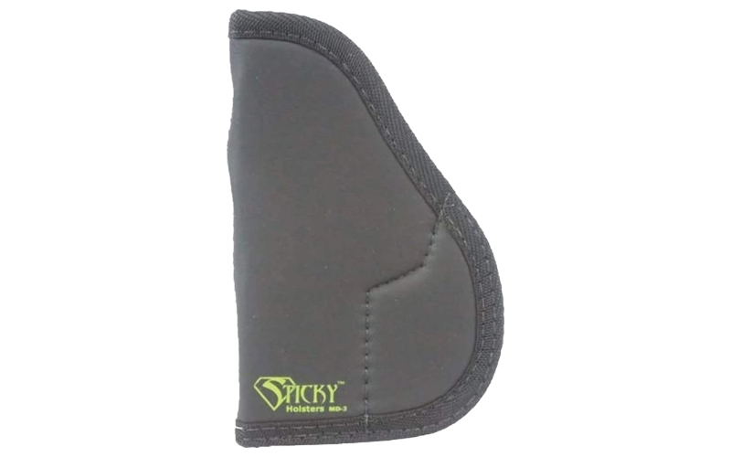 Sticky Holsters Pocket Holster, Ambidextrous, Fits Small 9MM Med/Sm Framed Autos to 3.6" Barrel, Bersa Thunder 380, Sig P23/232, Walther PPK/PPK/s MD-3