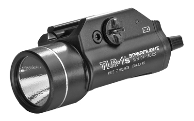 Streamlight TLR-1s, Tactical Light, C4 LED, 300 Lumens with Strobe, Batteries Included, Black 69210