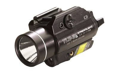 Streamlight TLR-2 Tac Light, 300 Lumens, With Laser, Strobe, Black 69230