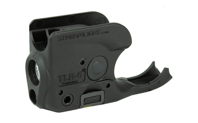 Streamlight TLR-6, Tac Light w/laser, 100 Lumens, Non-Rail 1911 Handguns, Black, Two 3V CR-1/3 N Lithium Batteries 69279