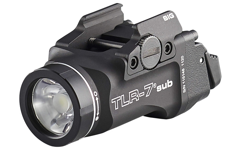 Streamlight TLR-7 Sub Weaponlight, 500 Lumens, Black, For Sig P365/XL 69401