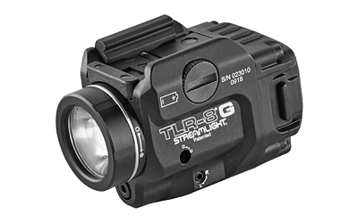 Streamlight TLR-8G, Tac Light w/laser, Fits Pistols and Picatinny, 500 Lumen LED/ Green Laser, Black 69430