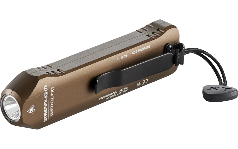 Streamlight Wedge XT, Rechargeable Flashlight, 500 Lumens, USB Charging Cord, Coyote 88813