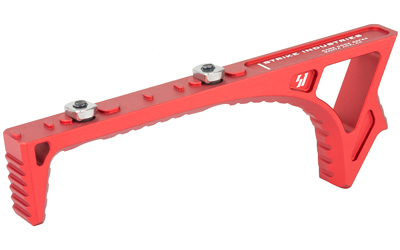 Strike Industries Link Curved Foregrip, Red, Fits MLOK and Keymod SI-LINK-CFG-RED