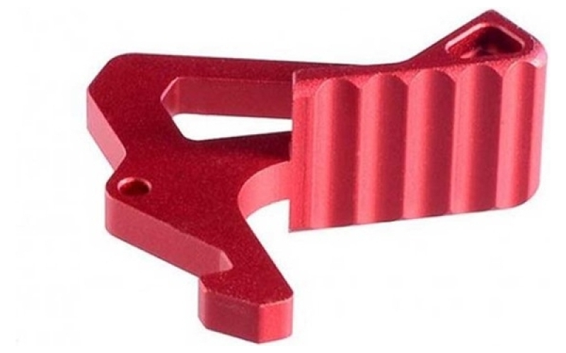 Strike Industries Extended charging handle latch, red
