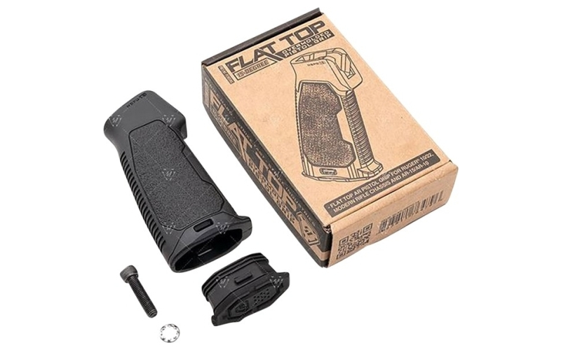 Strike Industries Ar-15 flat top overmolded pistol grip 15-degree black