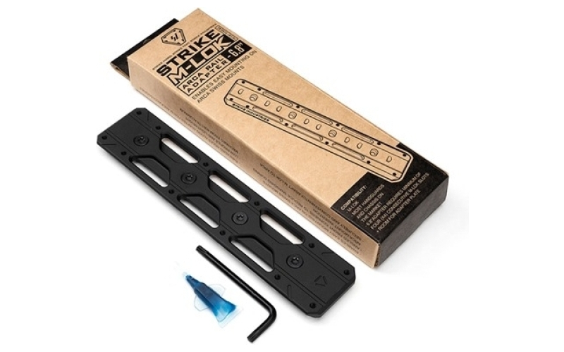 Strike Industries M-lok arca rail adapter - 6.8 in