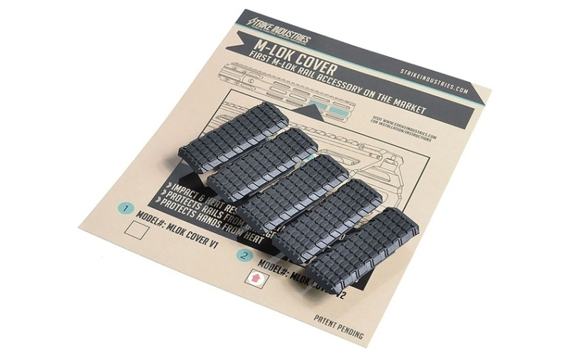 Strike Industries 5pcs mlok-cover-v2 in black
