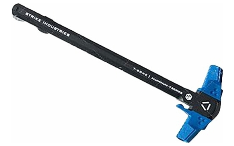 Strike Industries T-bone charging handle for 223/5.56 blue