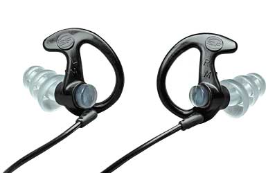 Surefire Sonic Defenders Max Ear Plug, Medium, Removable Cord, Black Finish EP5-BK-MPR