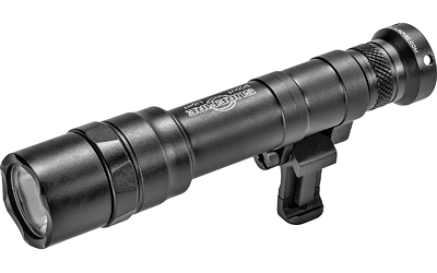 Surefire 1640DF Scout Pro Flashlight, LED, 1500 Lumens, Black, 1913 Picatinny Mount installed, MLOK Mount included, Z68 On/Off Tailcap, SF18650B Micro-USB Rechargeable Battery Included M640DF-BK-PRO