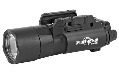 Surefire X300 Ultra, Weaponlight, White LED, 1000 Lumens, Fits Picatinny and Universal, For Pistols, Black, 2x CR123 Batteries X300U-A