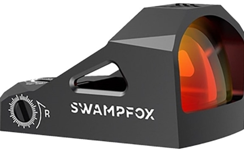 Swampfox Optics 1x22mm 3 moa red dot sight, black