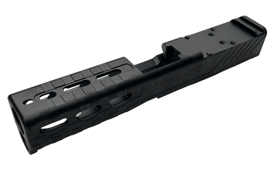 Sylvan Arms Custom Slide, Trijicon RMR Slide Cut, Fits Glock 19 GEN4, DLC Finish, Black, Includes Internals, RMR Cover/Adapter Plate, RMR Locating Pins and Plate Screws GL19G4PK