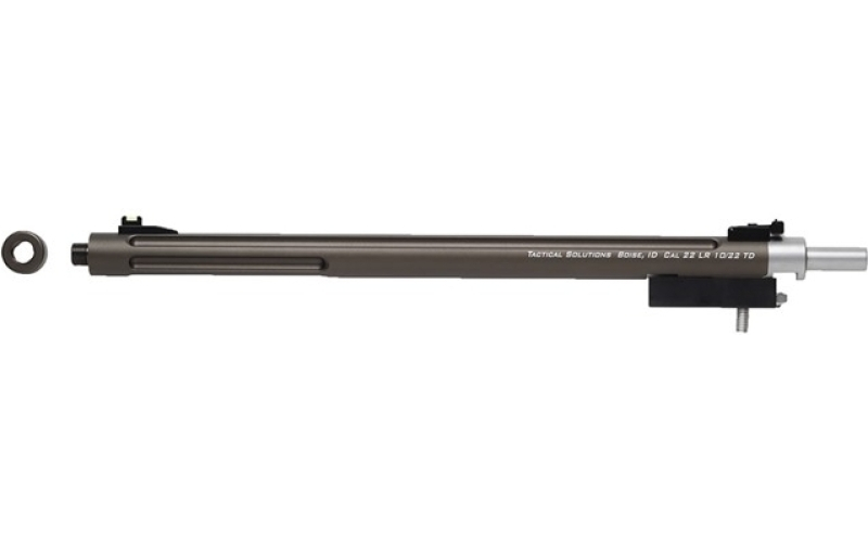 Tactical Solutions 10/22 takedown bull barrel gray