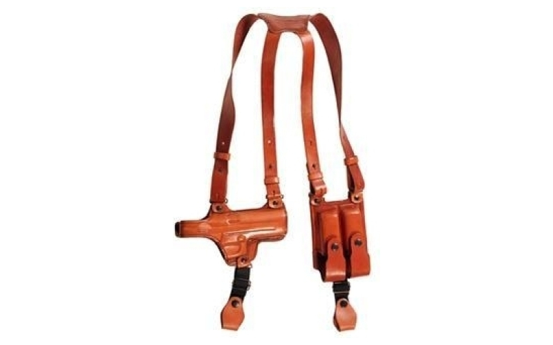 Tagua colt 45 brown righthand shoulder leather holster rig