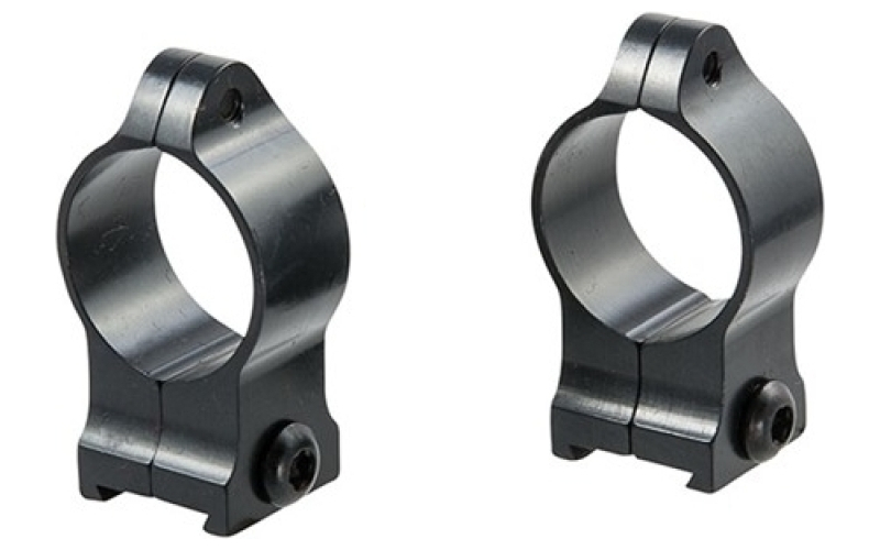 Talley Manufacturing 1'' low (0.35'') 16mm cz rings, black