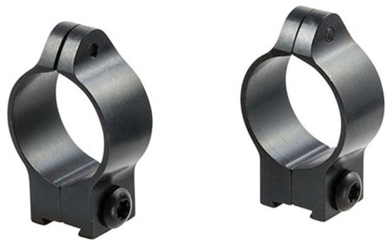 Talley Manufacturing 1'' low (0.35'') 11mm cz rings, black