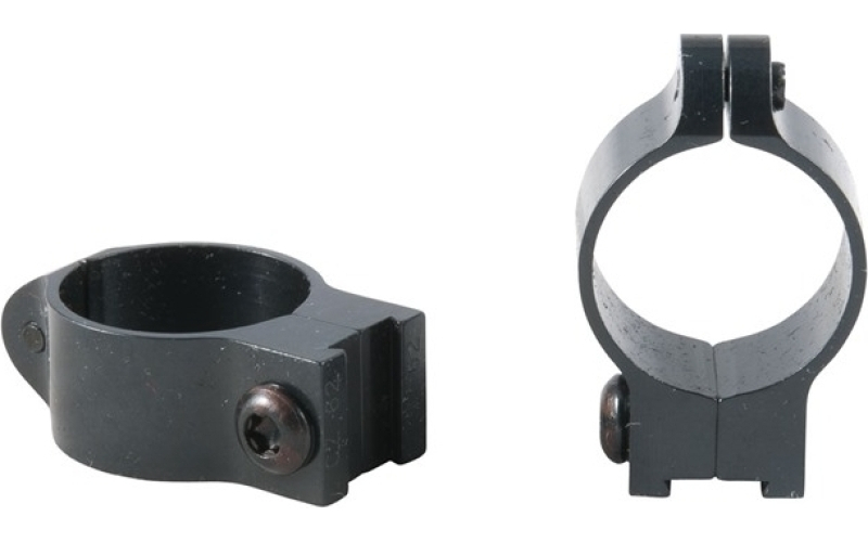Talley Manufacturing 30mm low (0.35'') 11mm cz rings, black