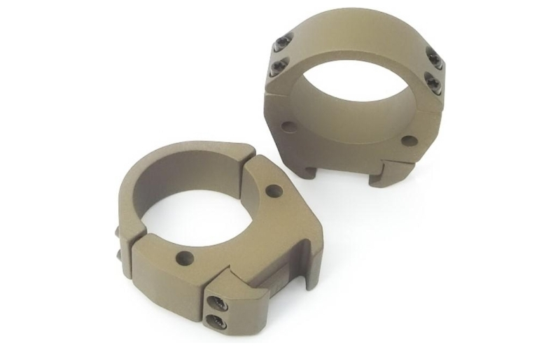 Talley 34mm modern sporting scope ring (med) (burnt bronze cerakote)