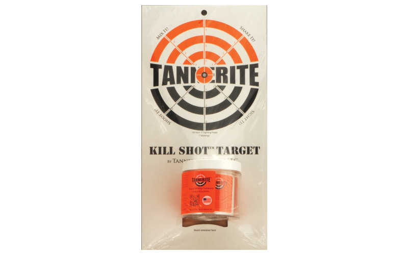 Tannerite Kill Shot Target Single Cardboard Target with 1/2ET Target