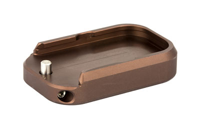 Taran Tactical Innovation Base Pad For Glock +0, 9/40 Double Stack, Coyote Bronze Finish GBP940-6S