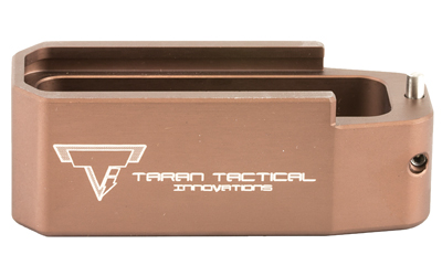Taran Tactical Innovation PMAG Base Pad for AR15, +5, Coyote Bronze Finish PMBP-06