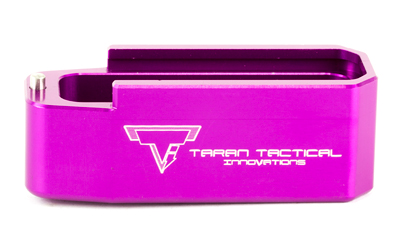 Taran Tactical Innovation PMAG Base Pad for AR15, +5, Titanium Purple PMBP-08