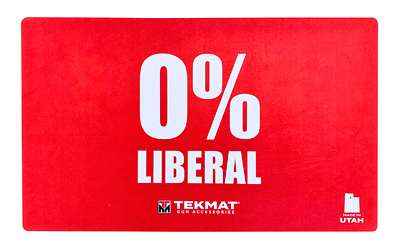 TekMat Door Mat, Zero Percent Liberal, Red, 25"x42" TEK-42-LIBERAL