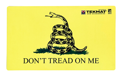 TekMat Door Mat, Don't Tread on Me, Yellow, 25"x42" TEK-42-TREAD