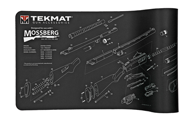 TekMat Mossberg Shotgun Mat, 12"x36", Black, Includes Small Microfiber TekTowel, Packed In Tube TEK-R36-MOSSBERG