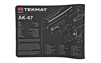 TekMat AK-47 Ultra Premium Gun Cleaning Mat, Includes Small Microfiber TekTowel, Packed In Tube TEK-R44-AK47