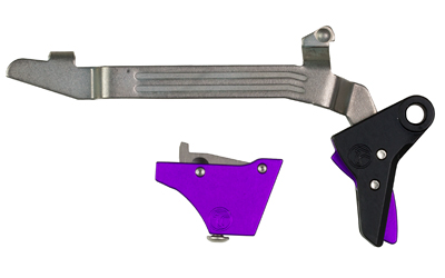 Timney Triggers Alpha Competition Trigger, Anodized Finish, Purple, Fits Large Frame Gen 3 & Gen 4 - 20, 21, 29, 30, 40 and 41 ALPHA GLOCK 3-4-LARGE-PURPLE