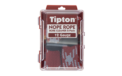Tipton Nope Rope, Bore Cleaner, For 12 Gauge Barrels, Red/Black 1149256