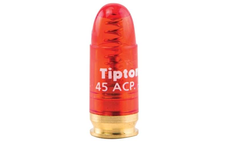 Tipton Snap Caps, Translucent Red, 45 ACP, 5-Pack 146331