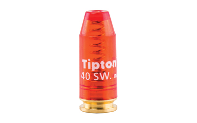 Tipton Snap Caps, Translucent Red, .40 S&W, 5-Pack 745435