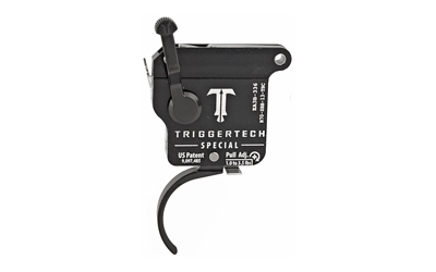 TriggerTech Trigger, 1.0-3.5LB Pull Weight, Fits Remington 700, Special Curved Trigger, Bolt Release Model, Right Hand, Adjustable, Black Finish, Includes Installation Tools, Instruction Book, & TriggerTech Patch R70-SBB-13-TBC