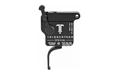 TriggerTech Trigger, 1.0-3.5LB Pull Weight, Fits Remington 700, Special Flat Clean Trigger, Right Hand, Adjustable, Black Finish, Includes Installation Tools, Instruction Book, & TriggerTech Patch R70-SBB-13-TNF