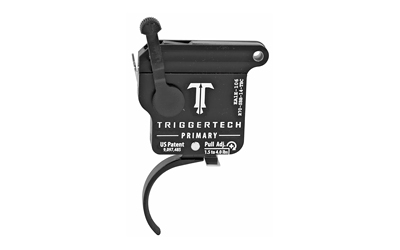 TriggerTech Trigger, 1.5-4LB Pull Weight, Fits Remington 700, Primary Curved Trigger, Bolt Release Model, Right Hand, Adjustable, Black Finish, Includes Installation Tools, Instruction Book, & TriggerTech Patch R70-SBB-14-TBC
