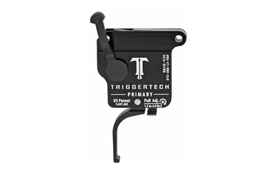 TriggerTech Trigger, 1.5-4LB Pull Weight, Fits Remington 700, Primary Flat Trigger, Bolt Release Model, Right Hand, Adjustable, Black Finish, Includes Installation Tools, Instruction Book, & TriggerTech Patch R70-SBB-14-TBF