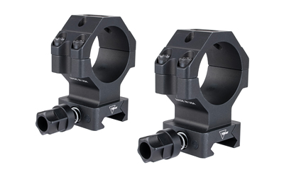 Trijicon Scope Rings, 35mm Extra High, Q-LOC, Fits Picatinny, Anodized Finish, Black AC22075