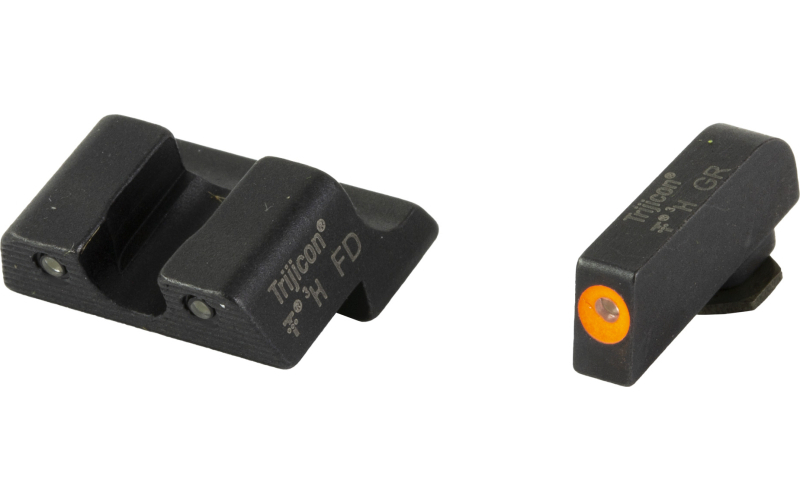 Trijicon Tritium HD XR Night Sight, Fits Glock 42 and 43, Orange Front, 3 Dot GL613-C-600846