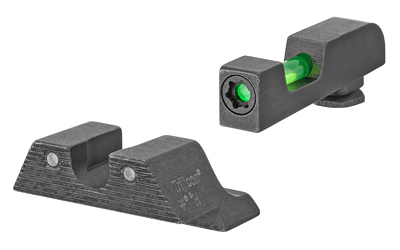 Trijicon DI Tritium/Fiber Optic Night Sights, Fits Glock 42/43/43X/48, Includes 2 Green Fiber Replacement Pieces and T10 Torque L-Key GL813-C-601106