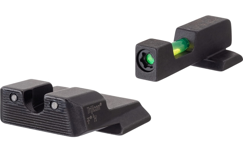 Trijicon DI Tritium/Fiber Optic Night Sights, Fits S&W M&P 9/40/SD9VE/SD40VE, Includes 2 Green Fiber Replacement Pieces and T10 Torque L-Key SA837-C-601108